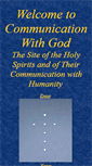 Mobile Screenshot of communicationwithgod.net