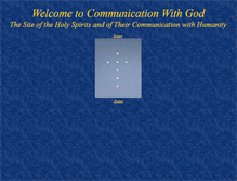 Tablet Screenshot of communicationwithgod.net